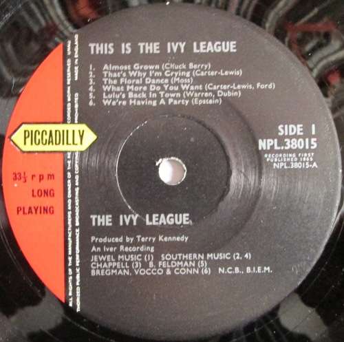 THE IVY LEAGUE - THIS IS THE IVY LEAGUE (LP/VINYL)
