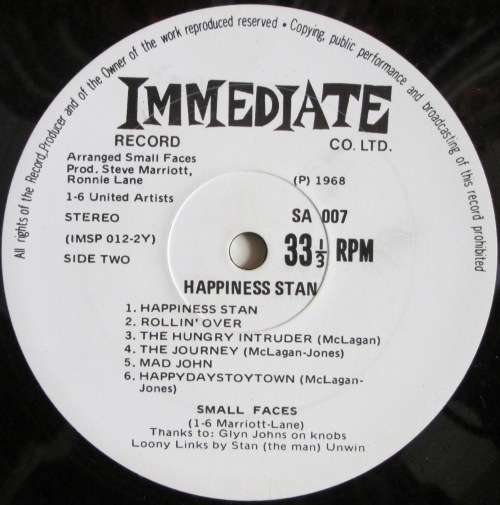 SMALL FACES - OGDENS NUT GONE FLAKE (LP/VINYL)