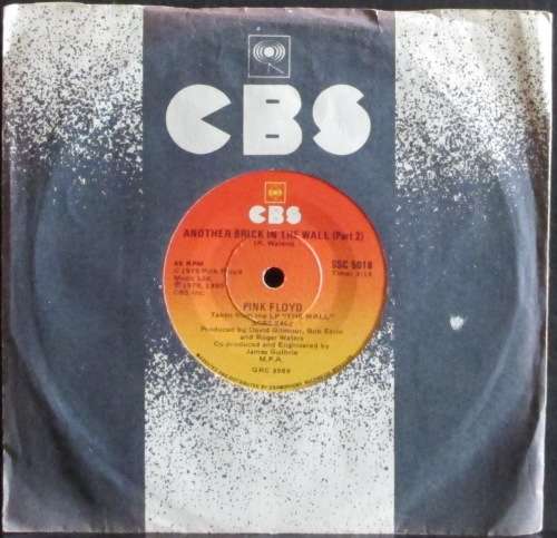 PINK FLOYD - ANOTHER BRICK IN THE WALL (PART 2) / YOUNG LUST  (7 SINGLE/VINYL)