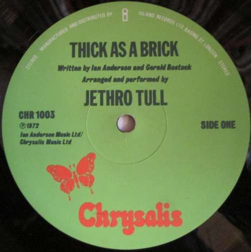 JETHRO TULL - THICK AS A BRICK (LP/VINYL)**GATEFOLD**