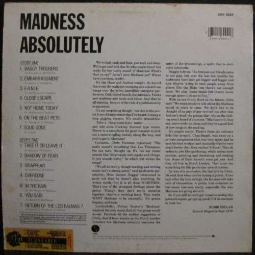 MADNESS - ABSOLUTELY (LP/VINYL)