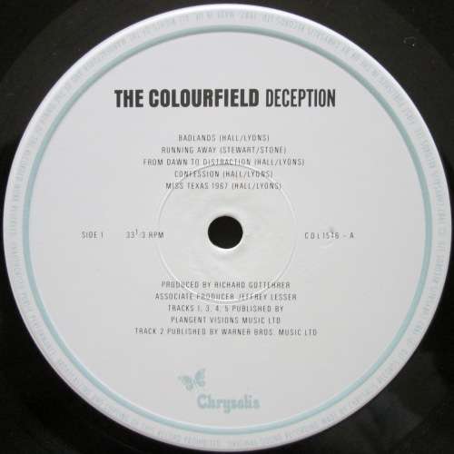 THE COLOURFIELD - DECEPTION (LP/VINYL)