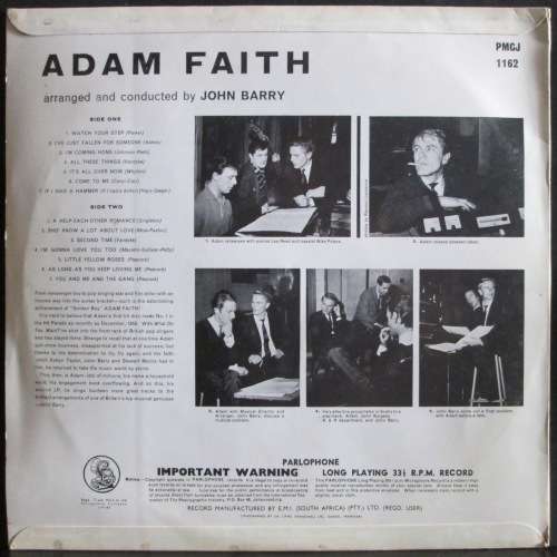 ADAM FAITH - ADAM FAITH (LP/VINYL)