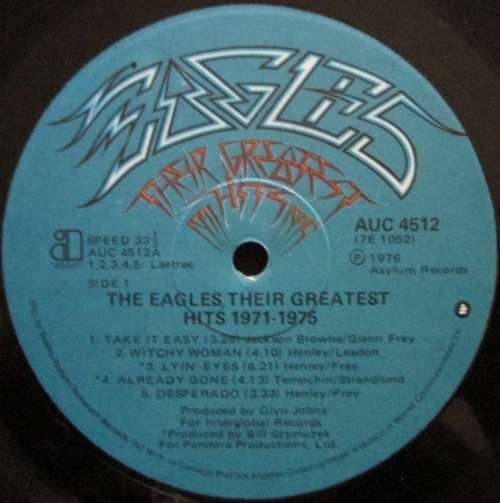 EAGLES -THEIR GREATEST HITS 1971-1975 (LP/VINYL)