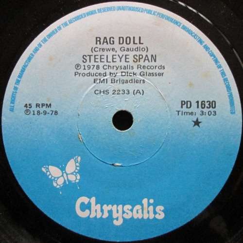 STEELEYE SPAN - RAG DOLL / SAUCY SAILOR   (7 SINGLE/VINYL)