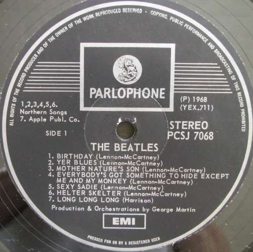 THE BEATLES - THE BEATLES (WHITE ALBUM) (2xLP/VINYL)
