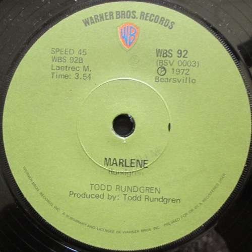 TODD RUNDGREN- CAN YOU FEEL IT / TIME WAITS FOR NO ONE (7 SINGLE/VINYL)