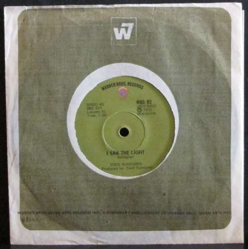 TODD RUNDGREN- CAN YOU FEEL IT / TIME WAITS FOR NO ONE (7 SINGLE/VINYL)
