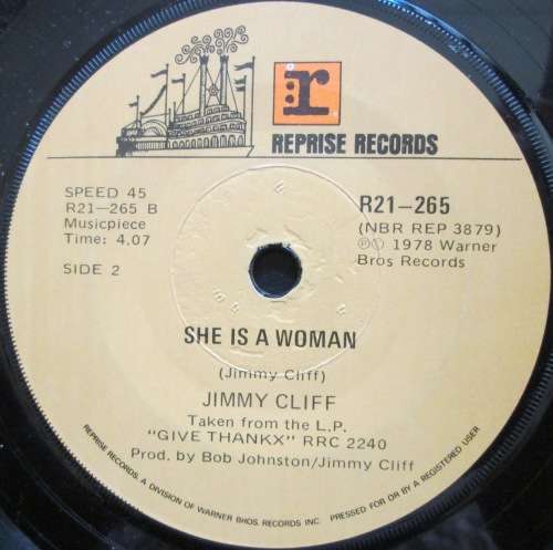 JIMMY CLIFF - MEETING IN AFRIKA / SHE IS A WOMAN  (7 SINGLE/VINYL)