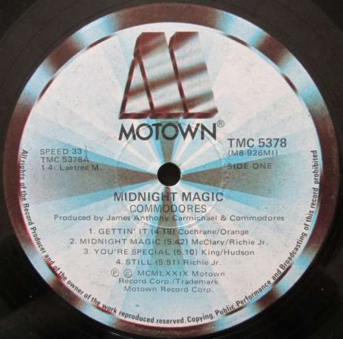 COMMODORES - MIDNIGHT MAGIC (LP/VINYL)