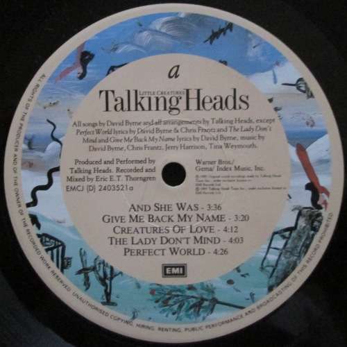 TALKING HEADS - LITTLE CREATURES (LP/VINYL)