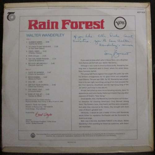WALTER WANDERLEY - RAIN FOREST (LP/VINYL)