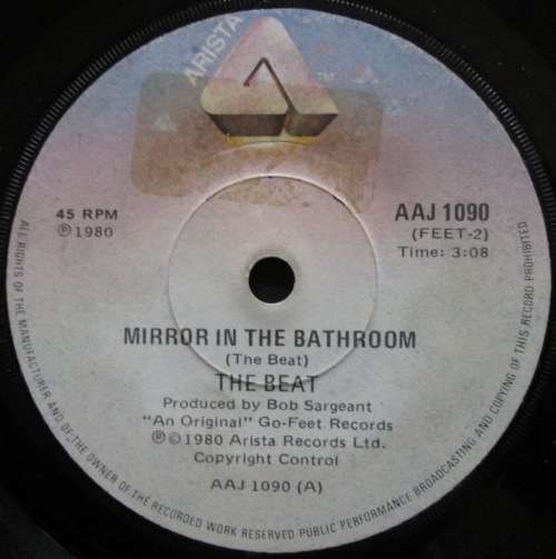 THE BEAT- MIRROR IN THE BATHROOM / JACKPOT  (7 SINGLE/VINYL)