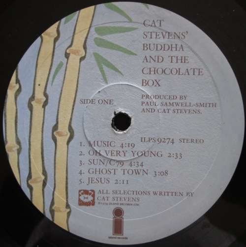 CAT STEVENS - BUDDHA AND THE CHOCOLATE BOX (LP/VINYL)