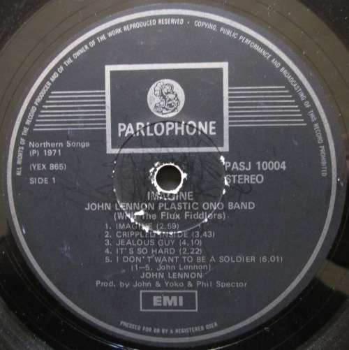 JOHN LENNON - IMAGINE (LP/VINYL)
