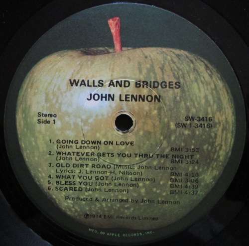 JOHN LENNON - WALLS AND BRIDGES (LP/VINYL)