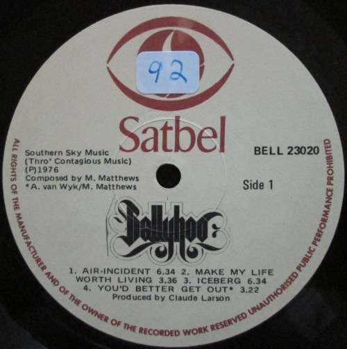 BALLYHOO - BALLYHOO (LP/VINYL)