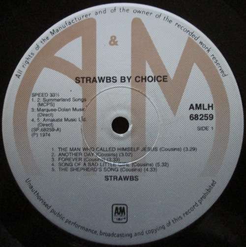 STRAWBS - STRAWBS BY CHOICE (LP/VINYL)