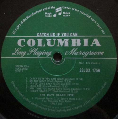 THE DAVE CLARK FIVE - CATCH US IF YOU CAN (LP/VINYL)