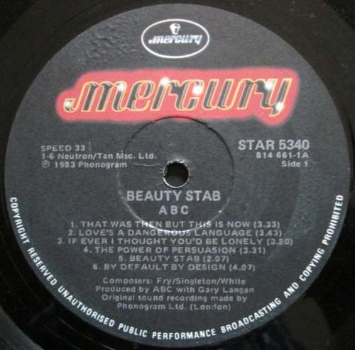 ABC - BEAUTY STAB (LP/VINYL)