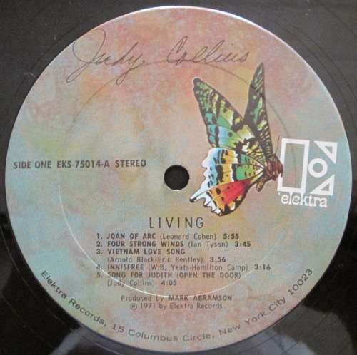 JUDY COLLINS - LIVING (LP/VINYL)