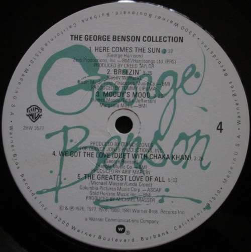 GEORGE BENSON - THE GEORGE BENSON COLLECTION  (2xLP/VINYL)