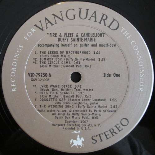 BUFFY SAINTE-MARIE  - FIRE & FLEET & CANDLELIGHT  (LP/VINYL)