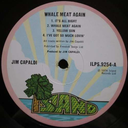 JIM CAPALDI - WHALE MEAT AGAIN  (LP/VINYL)