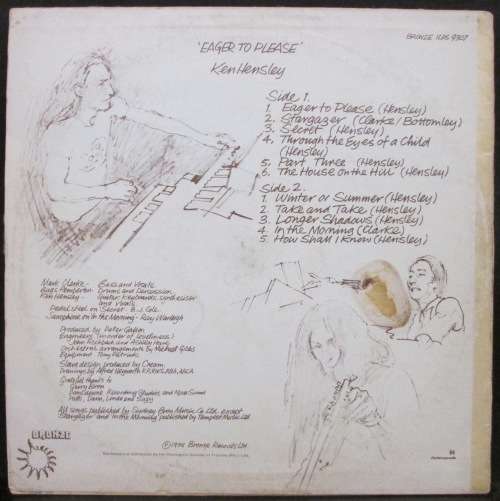 KEN HENSLEY - EAGER TO PLEASE (LP/VINYL)