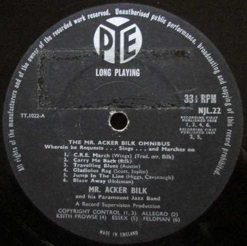 ACKER BILK - THE MR ACKER BILK OMNIBUS  (LP/VINYL)