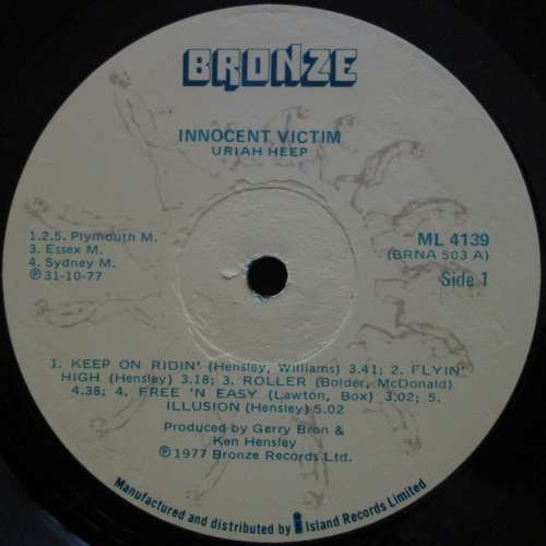 URIAH HEEP - INNOCENT VICTIM  (LP/VINYL)