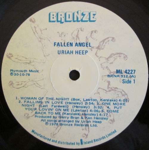 URIAH HEEP - FALLEN ANGEL  (LP/VINYL)