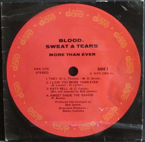 BLOOD, SWEAT & TEARS - MORE THAN EVER  (LP/VINYL)