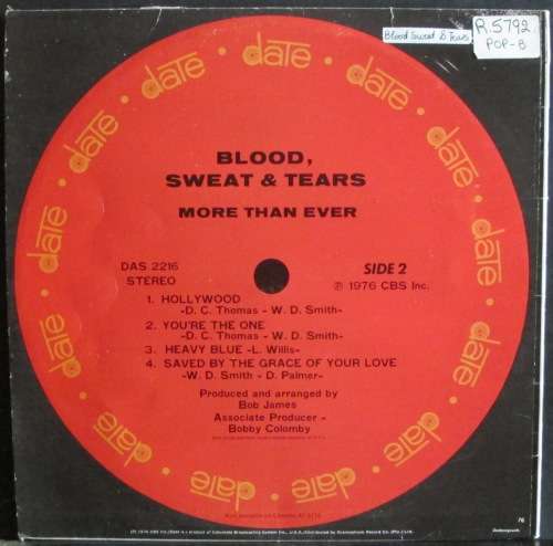 BLOOD, SWEAT & TEARS - MORE THAN EVER  (LP/VINYL)