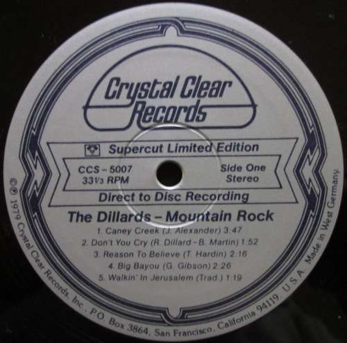 THE DILLARDS - MOUNTAIN ROCK (LP/VINYL)