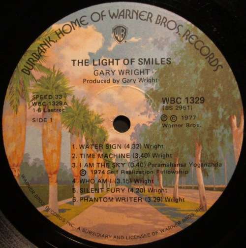 GARY WRIGHT - THE LIGHT OF SMILES  (LP/VINYL)