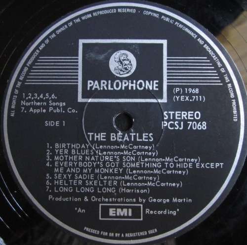THE BEATLES - THE BEATLES (WHITE ALBUM) (2xLP/VINYL)