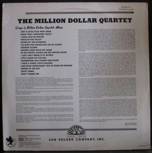 THE MILLION DOLLAR QUARTET - THE MILLION DOLLAR QUARTET  (LP/VINYL)