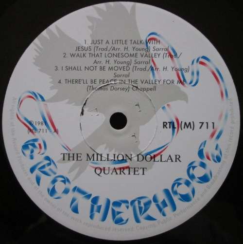 THE MILLION DOLLAR QUARTET - THE MILLION DOLLAR QUARTET  (LP/VINYL)