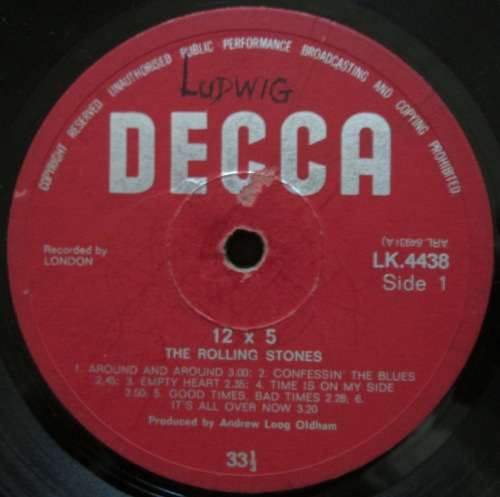 THE ROLLING STONES - 12X5  (LP/VINYL)