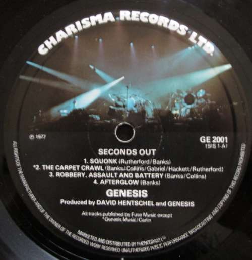 GENESIS - SECONDS OUT (2xLP/VINYL)
