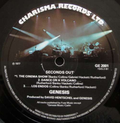 GENESIS - SECONDS OUT (2xLP/VINYL)