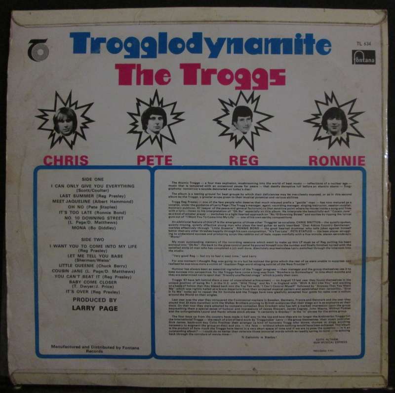THE TROGGS - TROGGLODYNAMITE  (LP/VINYL)