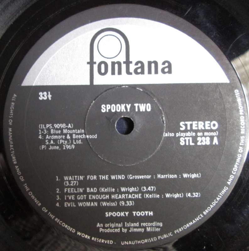 SPOOKY TOOTH - SPOOKY TWO  (LP/VINYL)