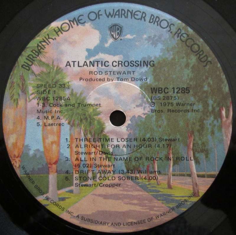 ROD STEWART - ATLANTIC CROSSING   (LP/VINYL)