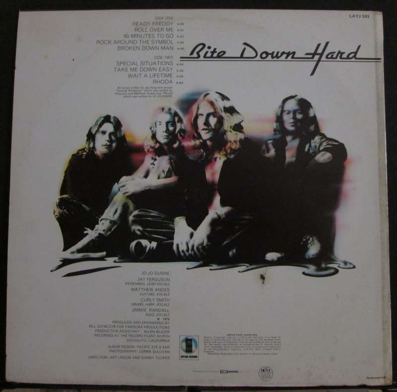 JO JO GUNNE - BITE DOWN HARD   (LP/VINYL)