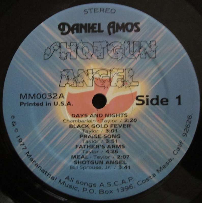 DANIEL AMOS - SHOTGUN ANGEL   (LP/VINYL)