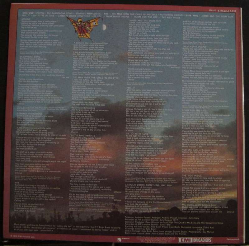 KATE BUSH - THE KICK INSIDE  (LP/VINYL)