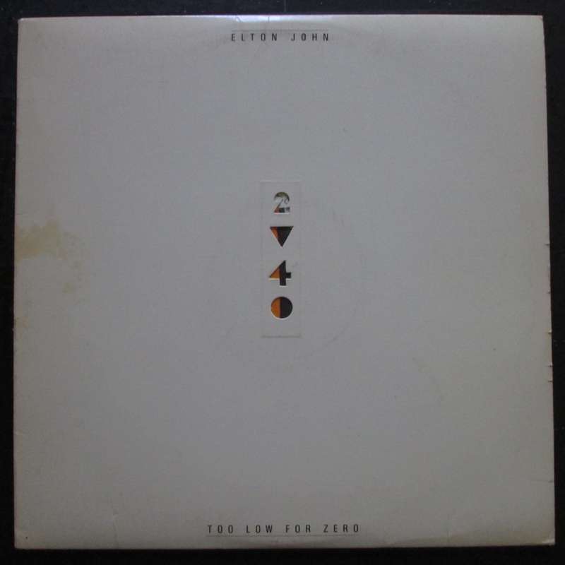 ELTON JOHN - TOO LOW FOR ZERO  (LP/VINYL)