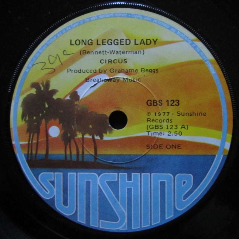 CIRCUS - LONG LEGGED LADY / LIBERATED LADY (7 SINGLE/VINYL)